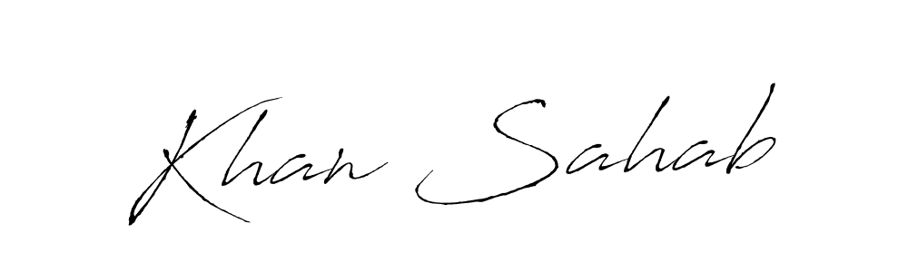 if you are searching for the best signature style for your name Khan Sahab. so please give up your signature search. here we have designed multiple signature styles  using Antro_Vectra. Khan Sahab signature style 6 images and pictures png