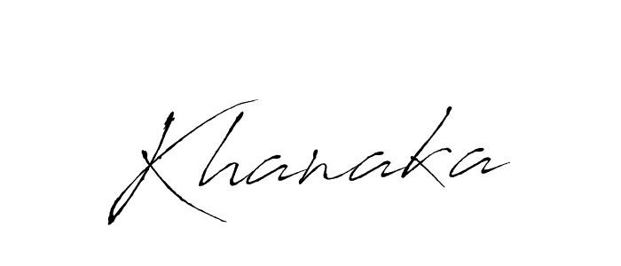 Khanaka stylish signature style. Best Handwritten Sign (Antro_Vectra) for my name. Handwritten Signature Collection Ideas for my name Khanaka. Khanaka signature style 6 images and pictures png