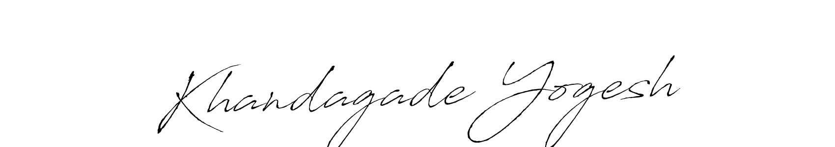 It looks lik you need a new signature style for name Khandagade Yogesh. Design unique handwritten (Antro_Vectra) signature with our free signature maker in just a few clicks. Khandagade Yogesh signature style 6 images and pictures png