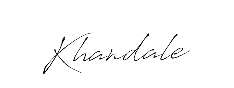 Make a beautiful signature design for name Khandale. Use this online signature maker to create a handwritten signature for free. Khandale signature style 6 images and pictures png