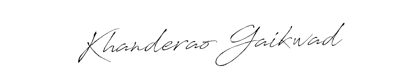 Antro_Vectra is a professional signature style that is perfect for those who want to add a touch of class to their signature. It is also a great choice for those who want to make their signature more unique. Get Khanderao Gaikwad name to fancy signature for free. Khanderao Gaikwad signature style 6 images and pictures png