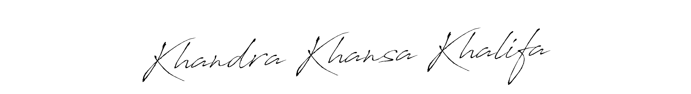 See photos of Khandra Khansa Khalifa official signature by Spectra . Check more albums & portfolios. Read reviews & check more about Antro_Vectra font. Khandra Khansa Khalifa signature style 6 images and pictures png