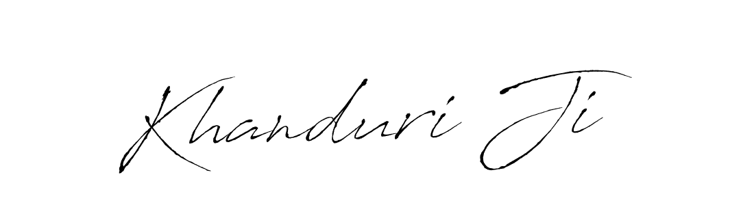 Also You can easily find your signature by using the search form. We will create Khanduri Ji name handwritten signature images for you free of cost using Antro_Vectra sign style. Khanduri Ji signature style 6 images and pictures png