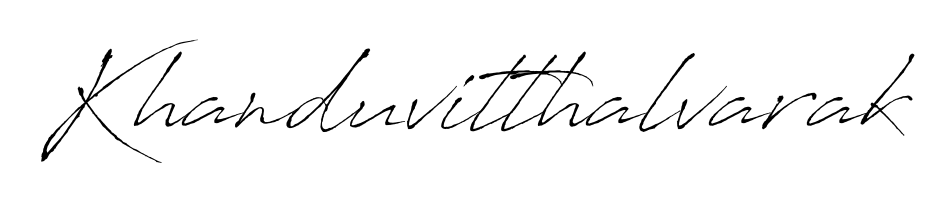 Make a beautiful signature design for name Khanduvitthalvarak. With this signature (Antro_Vectra) style, you can create a handwritten signature for free. Khanduvitthalvarak signature style 6 images and pictures png