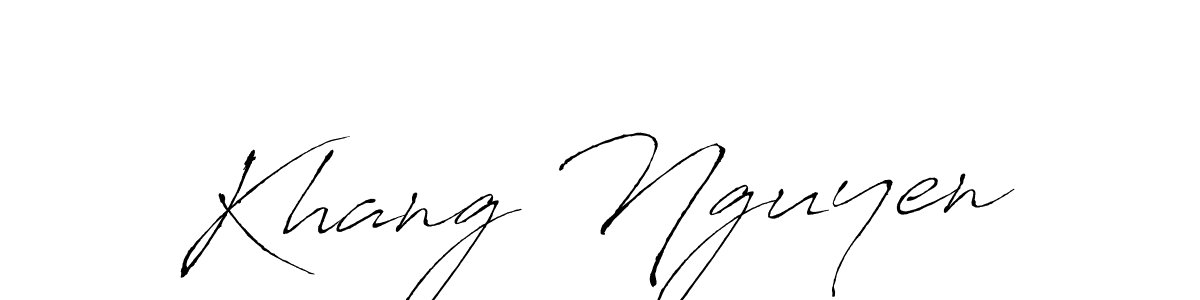 This is the best signature style for the Khang Nguyen name. Also you like these signature font (Antro_Vectra). Mix name signature. Khang Nguyen signature style 6 images and pictures png