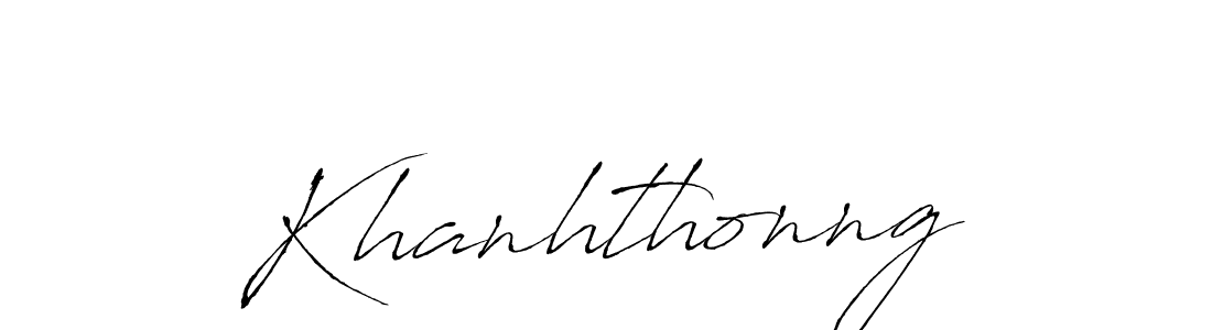 It looks lik you need a new signature style for name Khanhthonng. Design unique handwritten (Antro_Vectra) signature with our free signature maker in just a few clicks. Khanhthonng signature style 6 images and pictures png