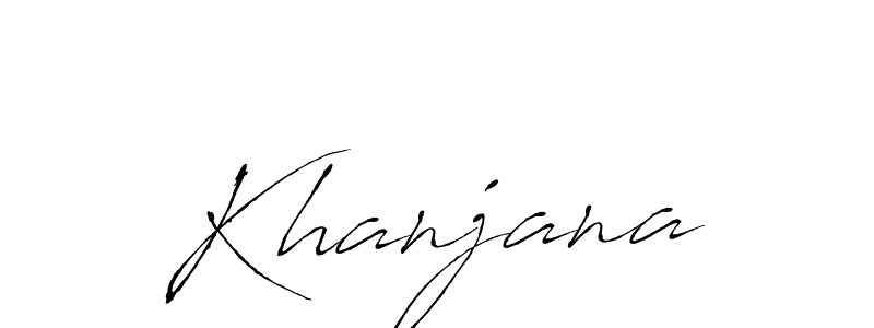 Once you've used our free online signature maker to create your best signature Antro_Vectra style, it's time to enjoy all of the benefits that Khanjana name signing documents. Khanjana signature style 6 images and pictures png