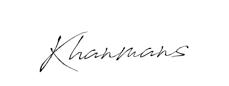 How to make Khanmans name signature. Use Antro_Vectra style for creating short signs online. This is the latest handwritten sign. Khanmans signature style 6 images and pictures png