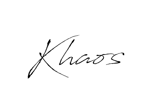 How to make Khaos name signature. Use Antro_Vectra style for creating short signs online. This is the latest handwritten sign. Khaos signature style 6 images and pictures png