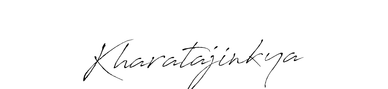 Design your own signature with our free online signature maker. With this signature software, you can create a handwritten (Antro_Vectra) signature for name Kharatajinkya. Kharatajinkya signature style 6 images and pictures png