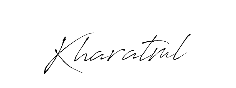 Antro_Vectra is a professional signature style that is perfect for those who want to add a touch of class to their signature. It is also a great choice for those who want to make their signature more unique. Get Kharatml name to fancy signature for free. Kharatml signature style 6 images and pictures png