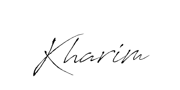Also we have Kharim name is the best signature style. Create professional handwritten signature collection using Antro_Vectra autograph style. Kharim signature style 6 images and pictures png