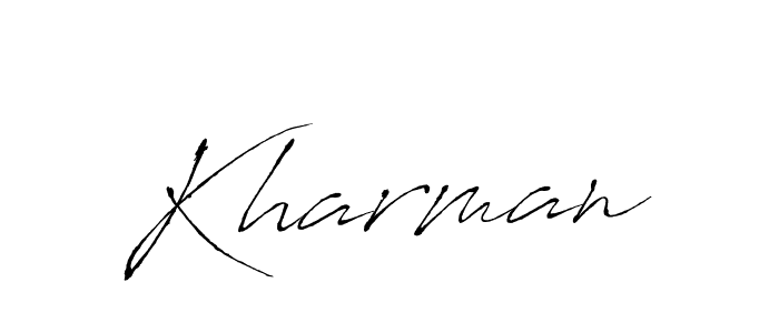 How to Draw Kharman signature style? Antro_Vectra is a latest design signature styles for name Kharman. Kharman signature style 6 images and pictures png