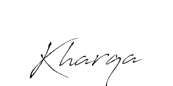 if you are searching for the best signature style for your name Kharqa. so please give up your signature search. here we have designed multiple signature styles  using Antro_Vectra. Kharqa signature style 6 images and pictures png