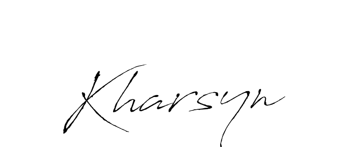 Similarly Antro_Vectra is the best handwritten signature design. Signature creator online .You can use it as an online autograph creator for name Kharsyn. Kharsyn signature style 6 images and pictures png