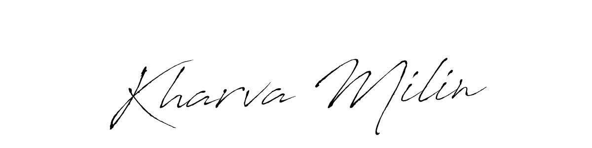 Once you've used our free online signature maker to create your best signature Antro_Vectra style, it's time to enjoy all of the benefits that Kharva Milin name signing documents. Kharva Milin signature style 6 images and pictures png