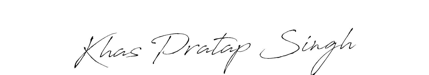 Use a signature maker to create a handwritten signature online. With this signature software, you can design (Antro_Vectra) your own signature for name Khas Pratap Singh. Khas Pratap Singh signature style 6 images and pictures png