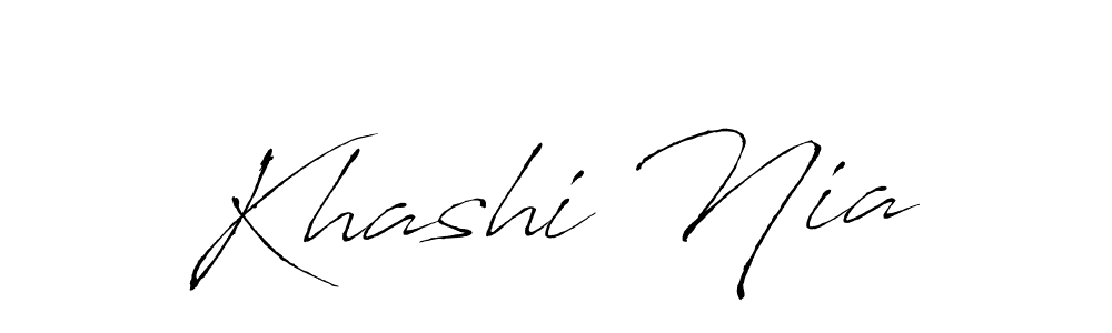 You should practise on your own different ways (Antro_Vectra) to write your name (Khashi Nia) in signature. don't let someone else do it for you. Khashi Nia signature style 6 images and pictures png