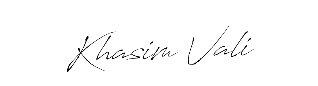 Khasim Vali stylish signature style. Best Handwritten Sign (Antro_Vectra) for my name. Handwritten Signature Collection Ideas for my name Khasim Vali. Khasim Vali signature style 6 images and pictures png
