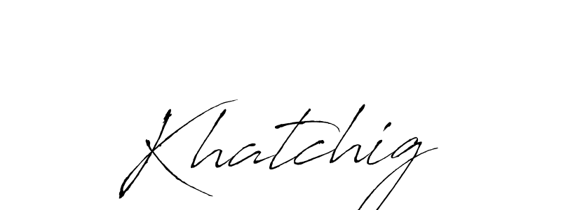 Also You can easily find your signature by using the search form. We will create Khatchig name handwritten signature images for you free of cost using Antro_Vectra sign style. Khatchig signature style 6 images and pictures png