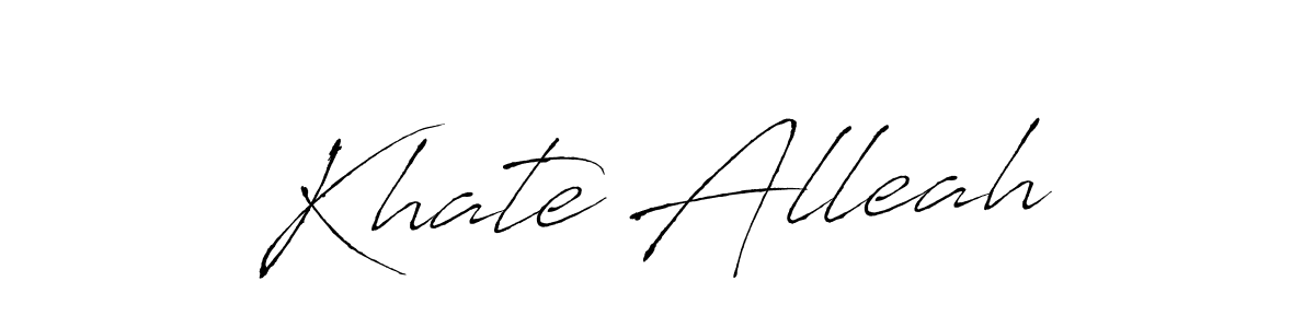 Make a beautiful signature design for name Khate Alleah. Use this online signature maker to create a handwritten signature for free. Khate Alleah signature style 6 images and pictures png