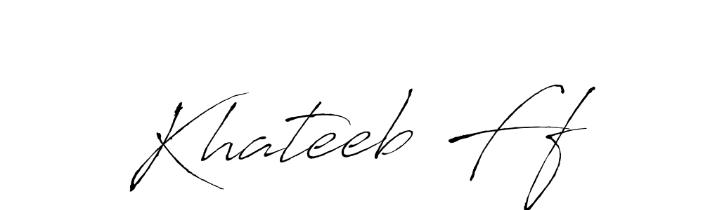 How to make Khateeb Ff name signature. Use Antro_Vectra style for creating short signs online. This is the latest handwritten sign. Khateeb Ff signature style 6 images and pictures png