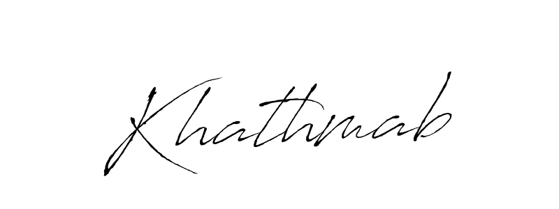 See photos of Khathmab official signature by Spectra . Check more albums & portfolios. Read reviews & check more about Antro_Vectra font. Khathmab signature style 6 images and pictures png