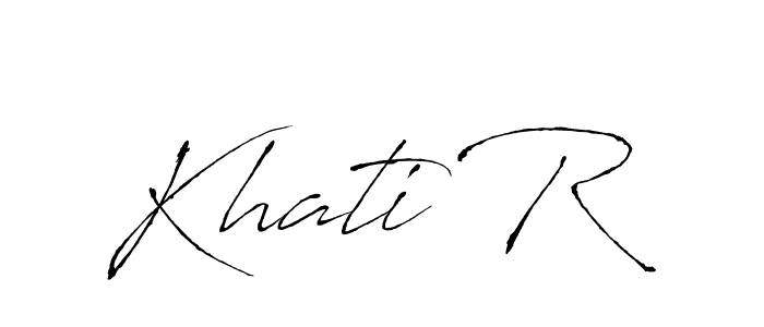 You can use this online signature creator to create a handwritten signature for the name Khati R. This is the best online autograph maker. Khati R signature style 6 images and pictures png