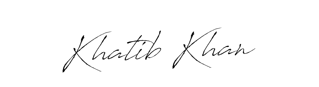 Antro_Vectra is a professional signature style that is perfect for those who want to add a touch of class to their signature. It is also a great choice for those who want to make their signature more unique. Get Khatib Khan name to fancy signature for free. Khatib Khan signature style 6 images and pictures png