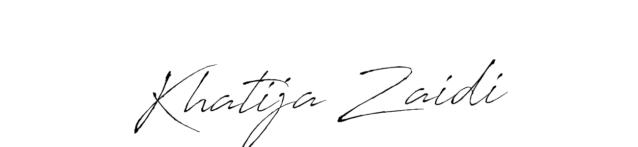 Make a beautiful signature design for name Khatija Zaidi. Use this online signature maker to create a handwritten signature for free. Khatija Zaidi signature style 6 images and pictures png