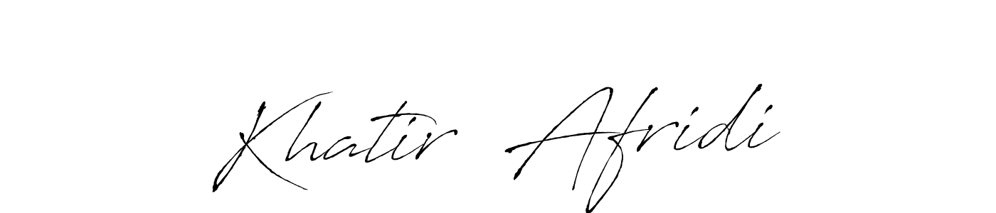 This is the best signature style for the Khatir  Afridi name. Also you like these signature font (Antro_Vectra). Mix name signature. Khatir  Afridi signature style 6 images and pictures png