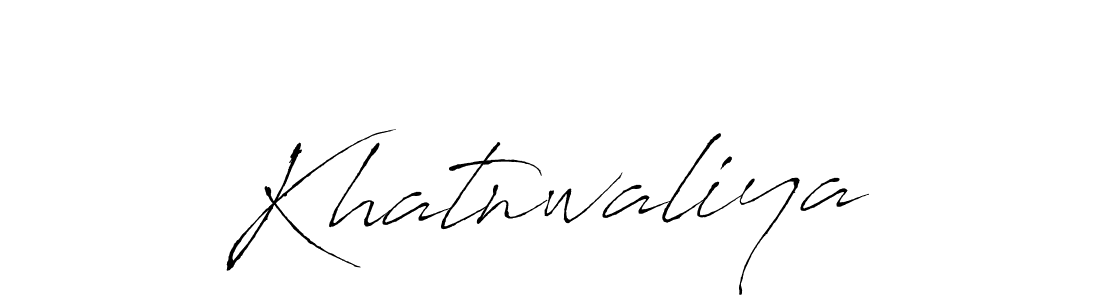 Also You can easily find your signature by using the search form. We will create Khatnwaliya name handwritten signature images for you free of cost using Antro_Vectra sign style. Khatnwaliya signature style 6 images and pictures png