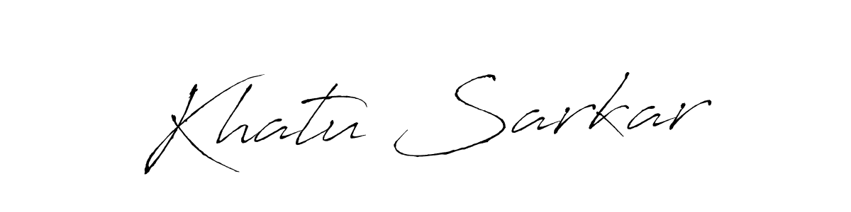 Also we have Khatu Sarkar name is the best signature style. Create professional handwritten signature collection using Antro_Vectra autograph style. Khatu Sarkar signature style 6 images and pictures png
