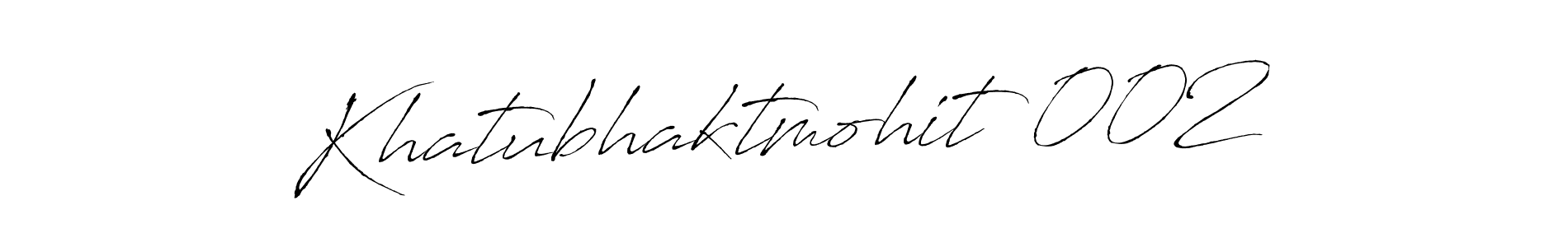 Also we have Khatubhaktmohit 002 name is the best signature style. Create professional handwritten signature collection using Antro_Vectra autograph style. Khatubhaktmohit 002 signature style 6 images and pictures png