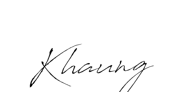 How to make Khaung name signature. Use Antro_Vectra style for creating short signs online. This is the latest handwritten sign. Khaung signature style 6 images and pictures png