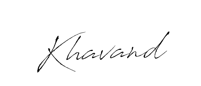 Create a beautiful signature design for name Khavand. With this signature (Antro_Vectra) fonts, you can make a handwritten signature for free. Khavand signature style 6 images and pictures png