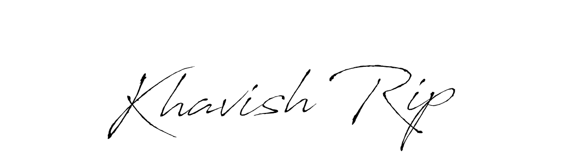 Make a beautiful signature design for name Khavish Rip. Use this online signature maker to create a handwritten signature for free. Khavish Rip signature style 6 images and pictures png
