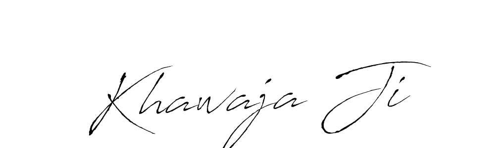 Khawaja Ji stylish signature style. Best Handwritten Sign (Antro_Vectra) for my name. Handwritten Signature Collection Ideas for my name Khawaja Ji. Khawaja Ji signature style 6 images and pictures png