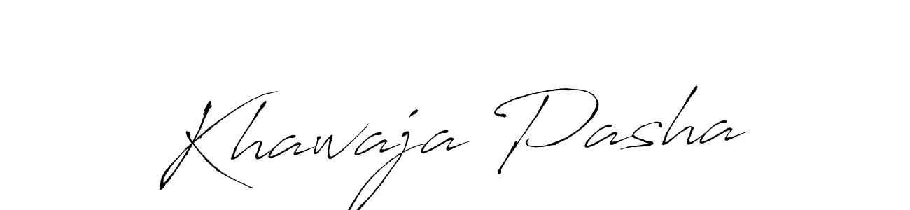 Antro_Vectra is a professional signature style that is perfect for those who want to add a touch of class to their signature. It is also a great choice for those who want to make their signature more unique. Get Khawaja Pasha name to fancy signature for free. Khawaja Pasha signature style 6 images and pictures png