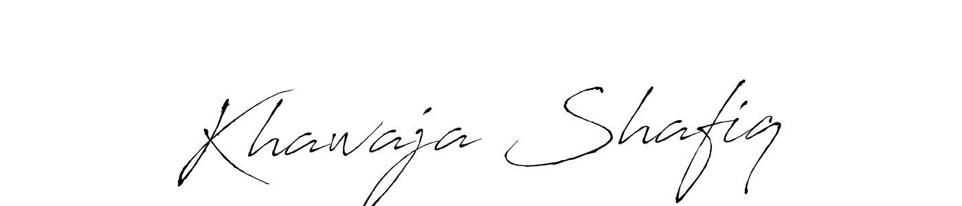 You should practise on your own different ways (Antro_Vectra) to write your name (Khawaja Shafiq) in signature. don't let someone else do it for you. Khawaja Shafiq signature style 6 images and pictures png