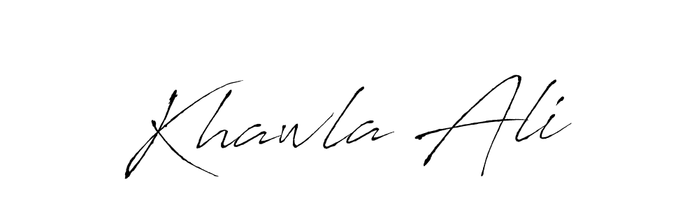 Khawla Ali stylish signature style. Best Handwritten Sign (Antro_Vectra) for my name. Handwritten Signature Collection Ideas for my name Khawla Ali. Khawla Ali signature style 6 images and pictures png