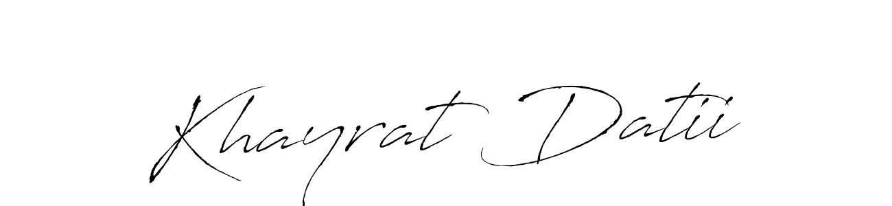 You can use this online signature creator to create a handwritten signature for the name Khayrat Datii. This is the best online autograph maker. Khayrat Datii signature style 6 images and pictures png