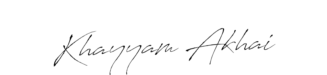 Best and Professional Signature Style for Khayyam Akhai. Antro_Vectra Best Signature Style Collection. Khayyam Akhai signature style 6 images and pictures png