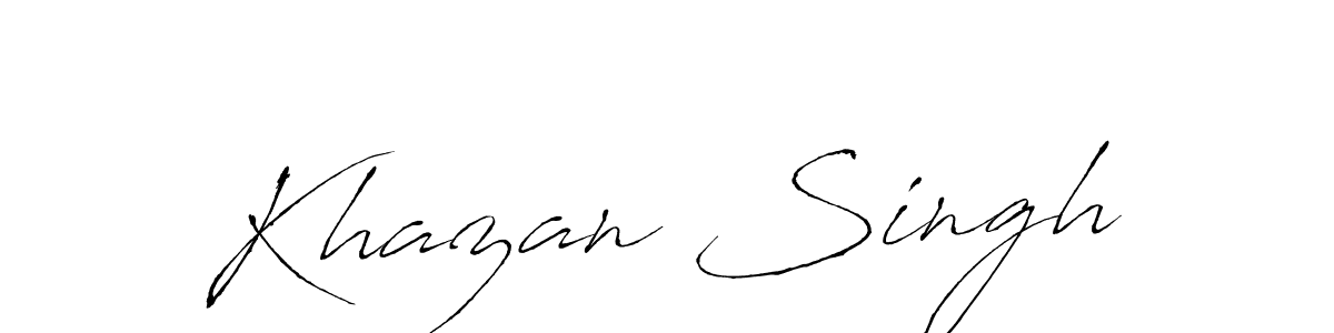 Antro_Vectra is a professional signature style that is perfect for those who want to add a touch of class to their signature. It is also a great choice for those who want to make their signature more unique. Get Khazan Singh name to fancy signature for free. Khazan Singh signature style 6 images and pictures png