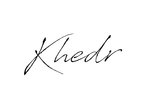 Also we have Khedr name is the best signature style. Create professional handwritten signature collection using Antro_Vectra autograph style. Khedr signature style 6 images and pictures png