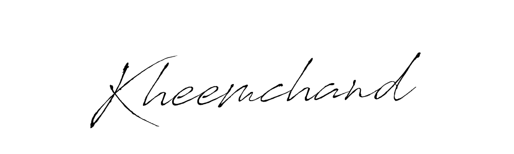 Use a signature maker to create a handwritten signature online. With this signature software, you can design (Antro_Vectra) your own signature for name Kheemchand. Kheemchand signature style 6 images and pictures png