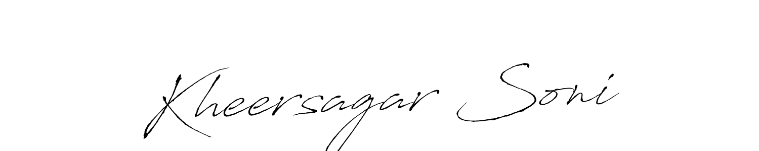 The best way (Antro_Vectra) to make a short signature is to pick only two or three words in your name. The name Kheersagar Soni include a total of six letters. For converting this name. Kheersagar Soni signature style 6 images and pictures png