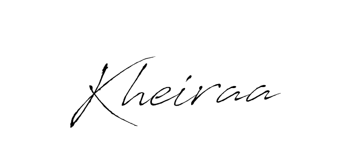 Kheiraa stylish signature style. Best Handwritten Sign (Antro_Vectra) for my name. Handwritten Signature Collection Ideas for my name Kheiraa. Kheiraa signature style 6 images and pictures png