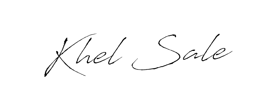 The best way (Antro_Vectra) to make a short signature is to pick only two or three words in your name. The name Khel Sale include a total of six letters. For converting this name. Khel Sale signature style 6 images and pictures png