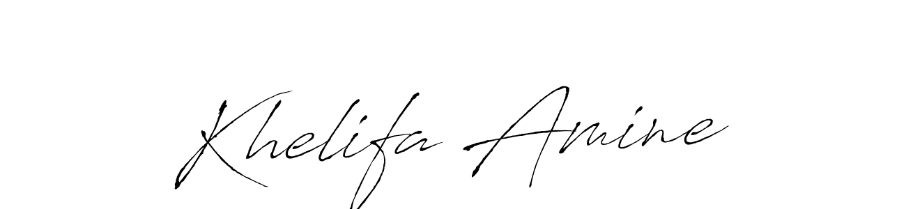 Make a beautiful signature design for name Khelifa Amine. Use this online signature maker to create a handwritten signature for free. Khelifa Amine signature style 6 images and pictures png